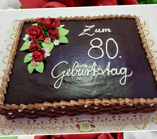 Torte zum Geburtstag